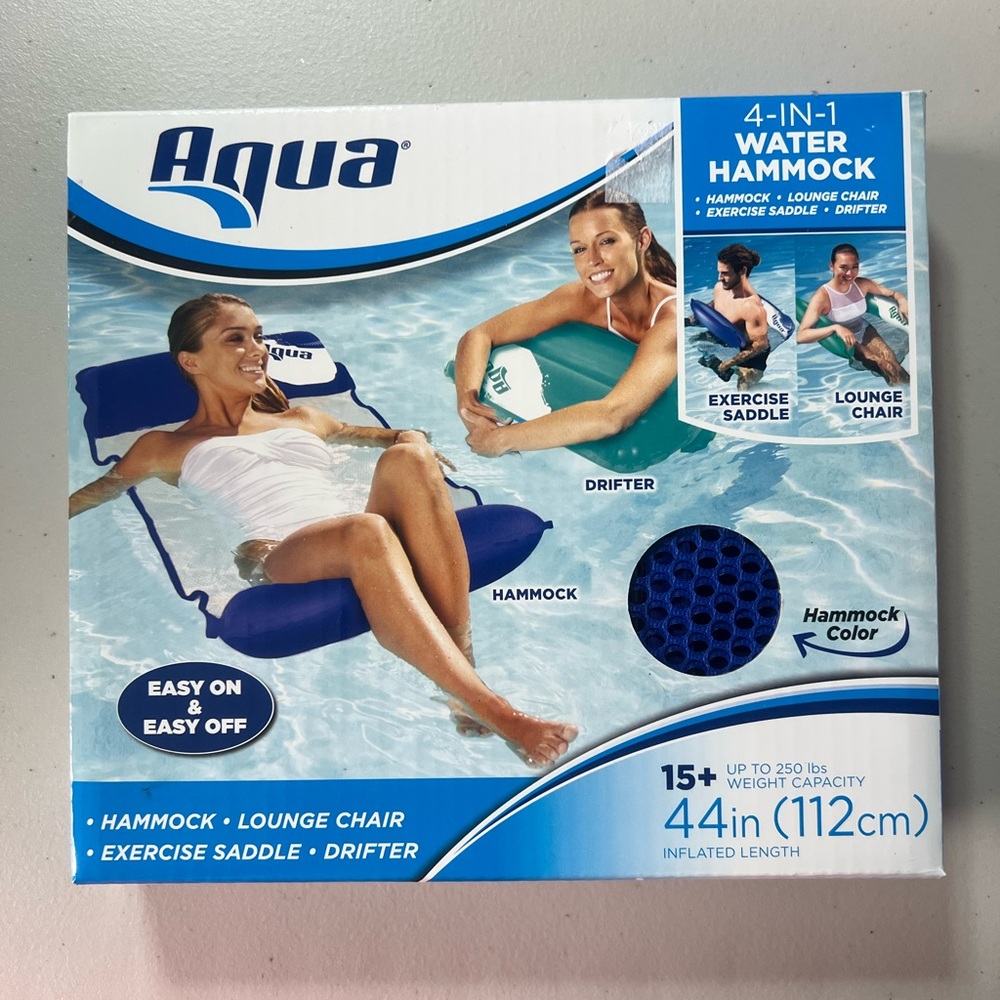 Aqua Original 4-in-1 Monterey
Hammock Pool Float & Water Hammock